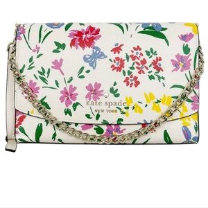 KATE SPADE NEW YORK Carson Garden Bouquet Convertible Crossbody Cream Multi